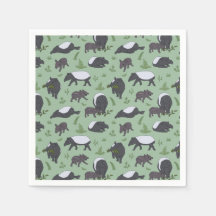 Tapir Family Dinner in Green