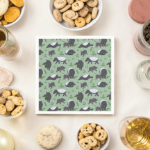 Tapir Family Dinner in Green
