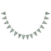 Tapir Family Dinner in Green Wimpelkette (Alle)