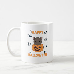 Tapir in Pumpkin Niedlich Tapire Happy Halloween Kaffeetasse