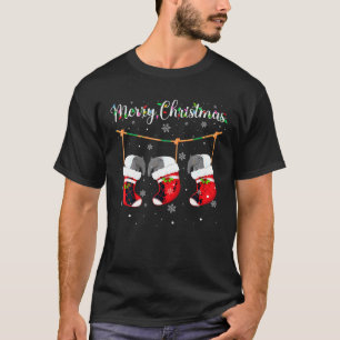 Tapir in Xmas Socken Funny Holiday Ugly Sweater Ch T-Shirt