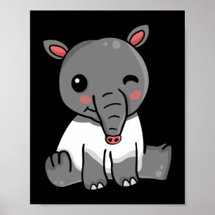 Tapir Lover Kids Niedlich Tapirus Women Tapir Poster