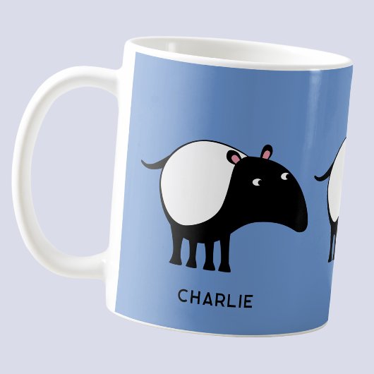 Tapir Personalisierter Name Kaffeetasse