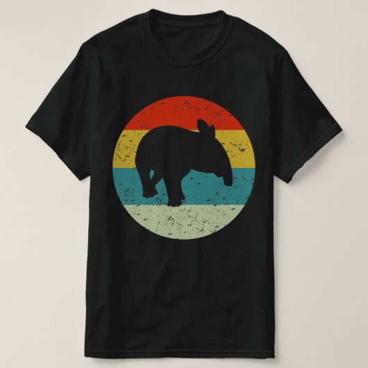 TAPIR-Retro-Vintag T-Shirt (Design vorne)