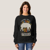 Tapir Vintage Klassisch Retro Tier Sweatshirt (Vorne ganz)