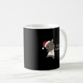 Tapir Weihnachtsbänder Wintertiere Kaffeetasse (VorderseiteRechts)