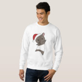 Tapir Weihnachtsbänder Wintertiere Sweatshirt (Vorne ganz)