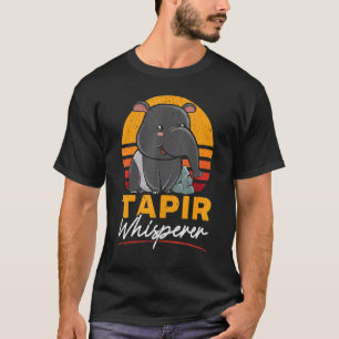 Tapir Whisperer Wildlife Animal Zookeeper Tapir T-Shirt