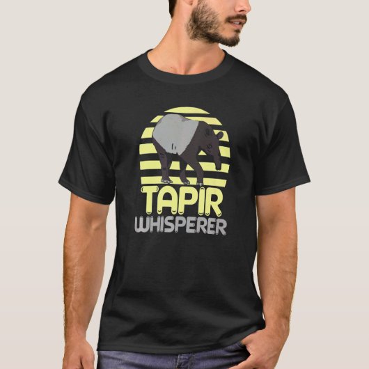 Tapir Whisperer Wildlife Animal Zookeeper Tapirrif T-Shirt (Vorderseite)