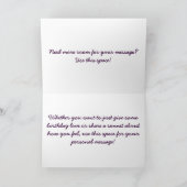 Tapir Will Hugges Card Karte (Innenseite)