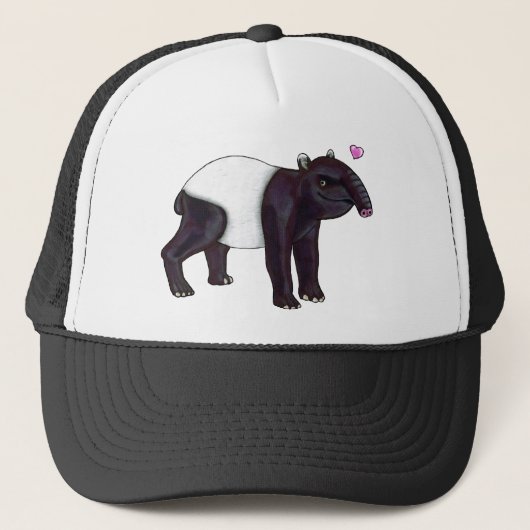 Tapir Will Hugges Hat Truckerkappe (Vorderseite)