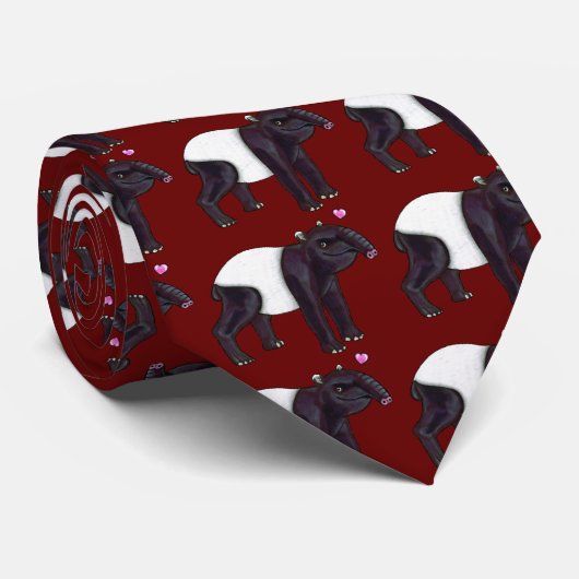 Tapir Will Hugges Krawatte (Gerollt)