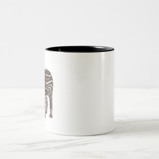Tapir Zweifarbige Tasse (Mittel)