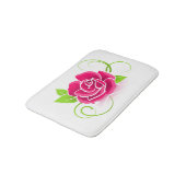 Tapis de bain motif Rose Badematte (Schrägansicht)