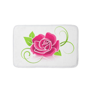 Tapis de bain motif Rose Badematte