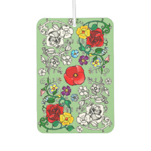 Tapis de fleurs au coquelicot autolufterfrischer