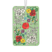 Tapis de fleurs au coquelicot autolufterfrischer (Rückseite)