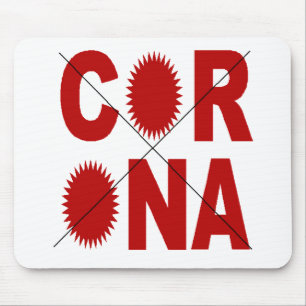 Tapis de souris blanc CORONA X Mousepad