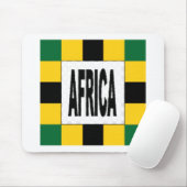 Tapis de souris blanc Design AFRICA Mousepad (Mit Mouse)