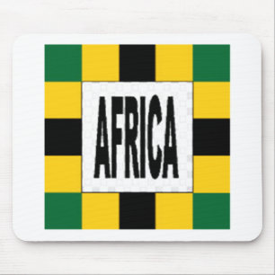 Tapis de souris blanc Design AFRICA Mousepad