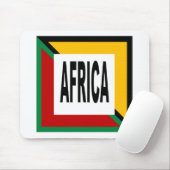Tapis de souris blanc Design AFRICA Mousepad (Mit Mouse)