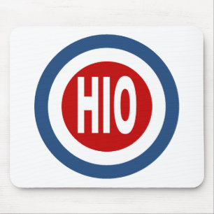 Tapis de souris blanc OHIO Mousepad