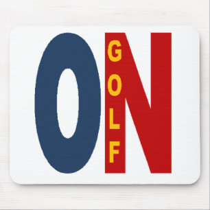Tapis de souris blanc ONTARIO GOLF Mousepad