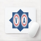 Tapis de souris blanc SOLEILS VIRGINIA Mousepad (Mit Mouse)