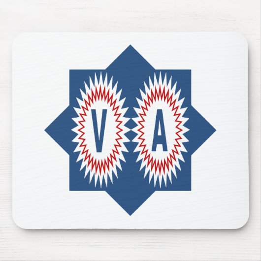 Tapis de souris blanc SOLEILS VIRGINIA Mousepad (Vorne)