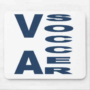Tapis de souris blanc VIRGINIA SOCCER Mousepad