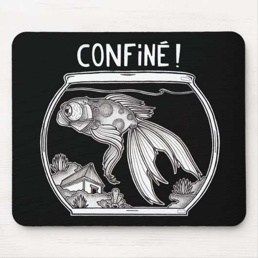 Tapis de souris Confiné Mousepad (Vorne)