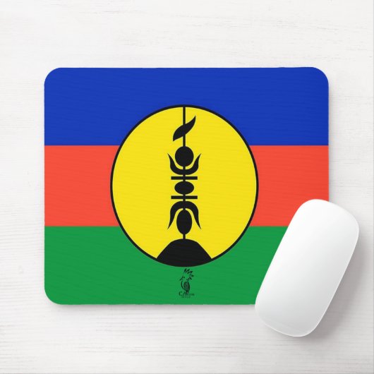 Tapis de Souris Drapeau Kanaky. Mousepad (Mit Mouse)