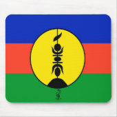 Tapis de Souris Drapeau Kanaky. Mousepad (Vorne)