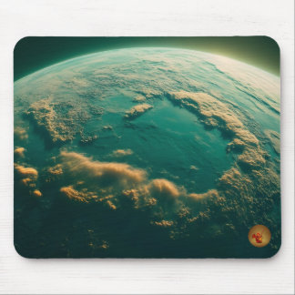Tapis de Souris Planète Verte Mousepad