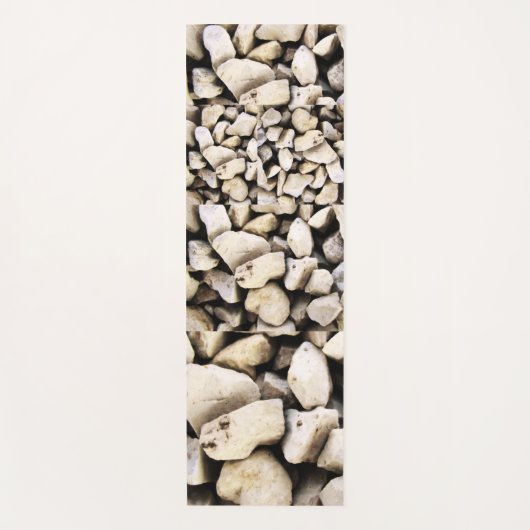 Tapis de yoga motif cailloux pierres naturelles yogamatte (Vorderseite)