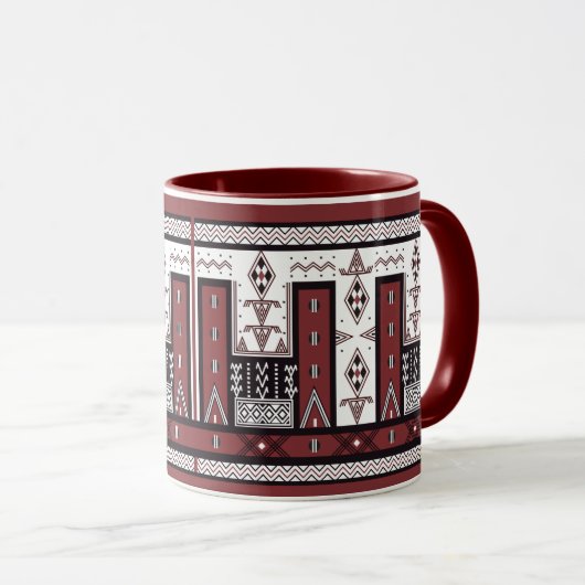 TAPIS MZAB AMAZIGH GHARDAIA ALGERIE TASSE (VorderseiteRechts)