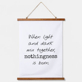 Tapisserie aus hellem und dunklem Holz Wandteppich Mit Holzrahmen