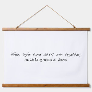 Tapisserie aus hellem und dunklem Holz Wandteppich Mit Holzrahmen