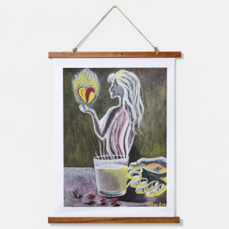 Tapisserie aus Holz2 Wandteppich Mit Holzrahmen