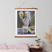 Tapisserie aus Holz2 Wandteppich Mit Holzrahmen (Schlafzimmer)