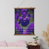 Tapisserie aus Holz mit Riesenrahmen Wandteppich Mit Holzrahmen (Schlafzimmer)