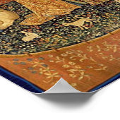 Tapisserie de La Dame à la licorne Poster (Ecke)