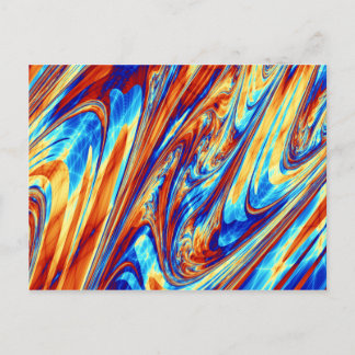 Tapisserie der Farben Postkarte