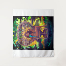 Tapisserie der Gartenszene mit böhmischen Bildern Wandteppich