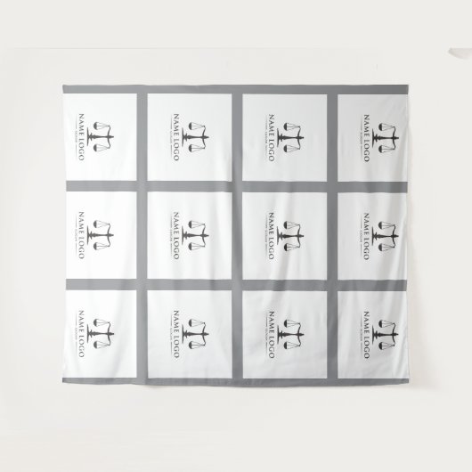 Tapisserie für kundenspezifische Firmenlogos - Ber Wandteppich (Vorderseite (Horizontal))