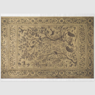 Tapisserie für Vögel und Wälder Seidenpapier