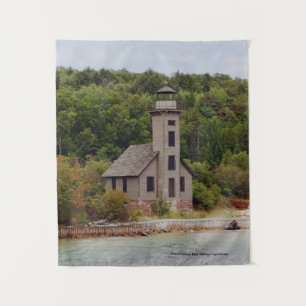 Tapisserie Grand Island East Channel Lighthouse Wandteppich