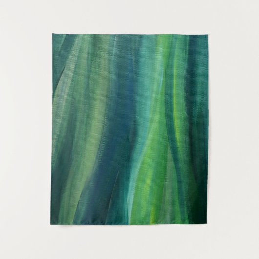 Tapisserie "Green Abstrakt Art Wall" Wandteppich (Vorderseite)