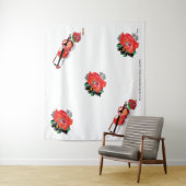 Tapisserie : HAWAIIAN RED HIBISKUS with VIOLIN Wandteppich (Beispiel)