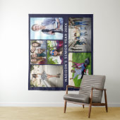 Tapisserie IHRER FOTO-, TEXT- u. FARBgewohnheit Wandteppich (Beispiel)